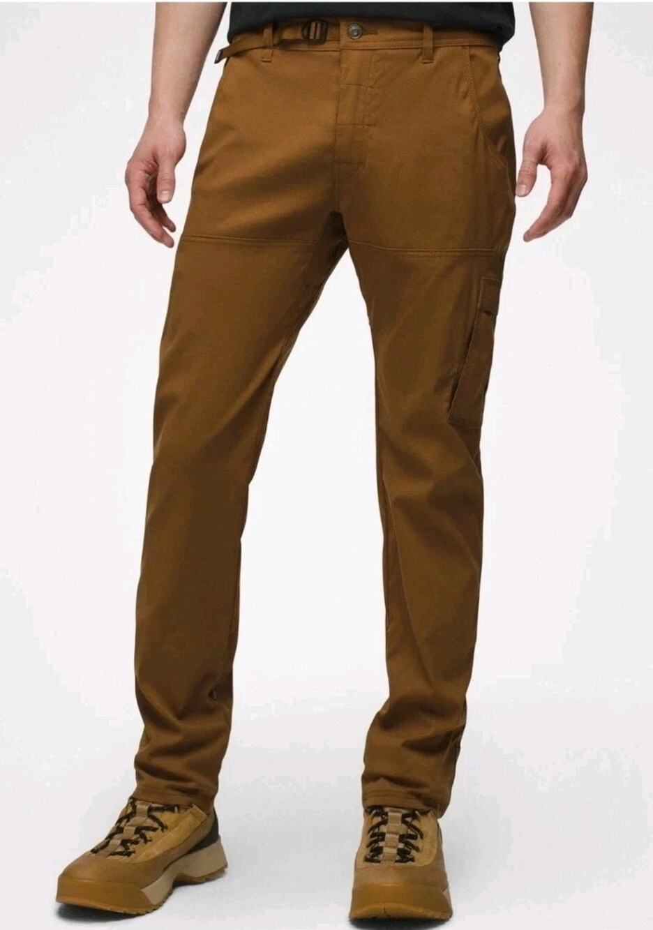 NEW prAna Stretch Zion Slim Fit Pants II Mens 36x34 Sepia Tapered Leg Hiking